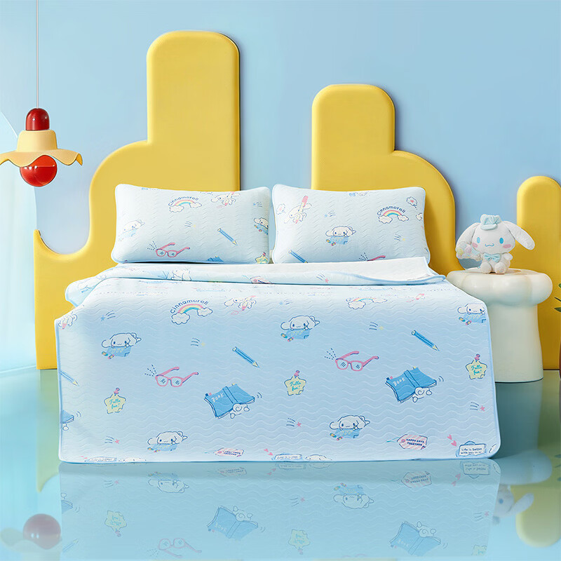 水星家纺夏日大耳狗凉感席 夏日大耳狗凉感席 90cm*200cm