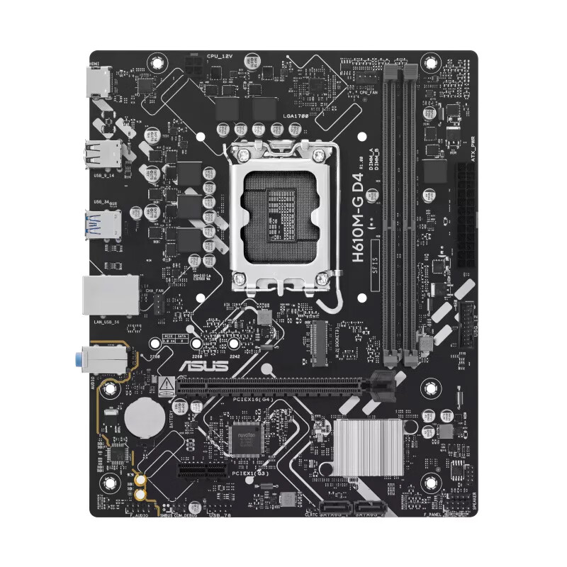 华硕 H610M-G D4 图 2