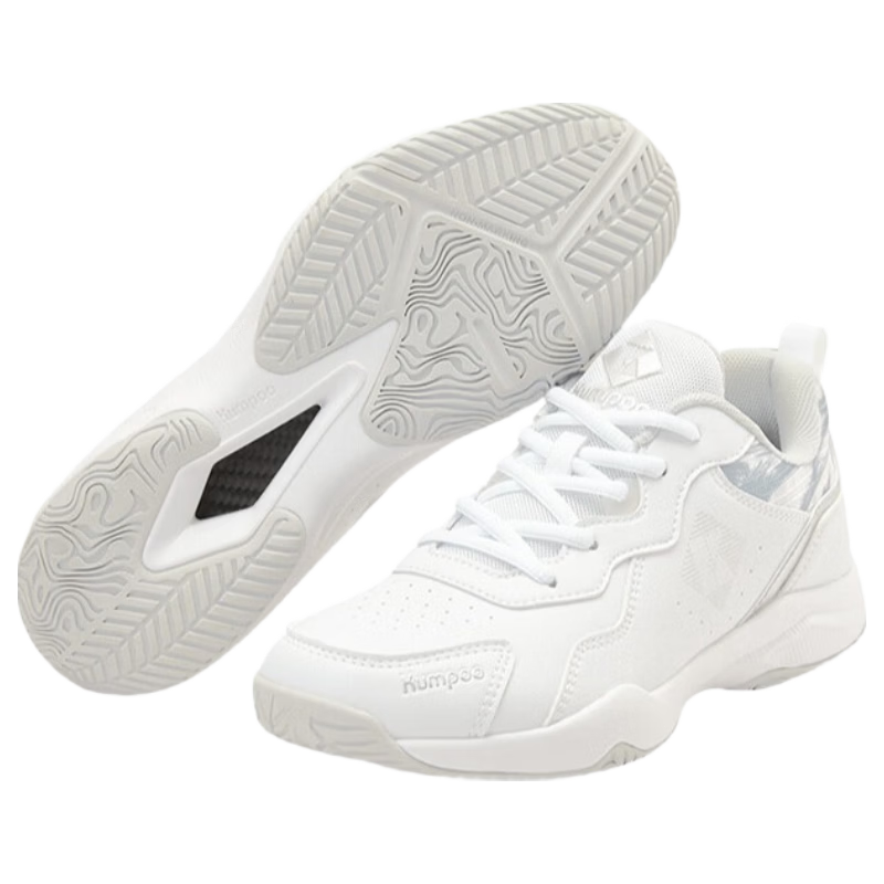 薰風(fēng)（KUMPOO）星云D16羽毛球鞋 透氣百搭防滑減震熏風(fēng)入門(mén)進(jìn)階男女同款運(yùn)動(dòng)鞋 掠影D21 白銀色 42