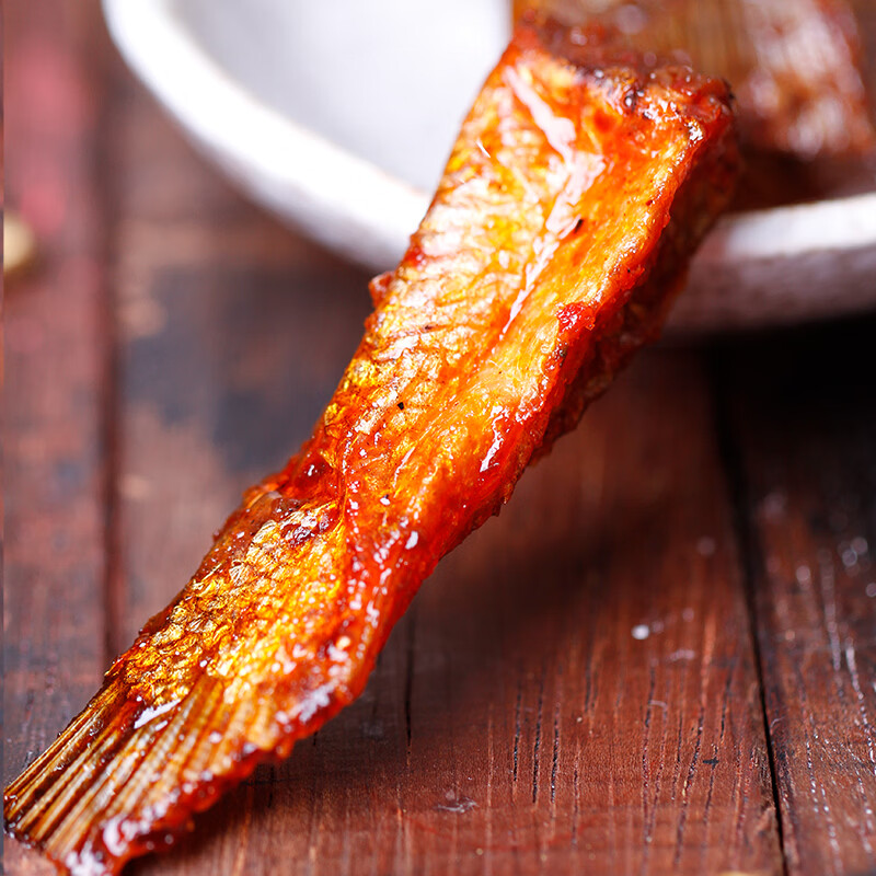 东江福手撕香辣东江鱼尾东江湖湖南特产开袋即食鱼肉劲辣解馋鱼尾巴零食 香辣鱼尾鱼排组合200g