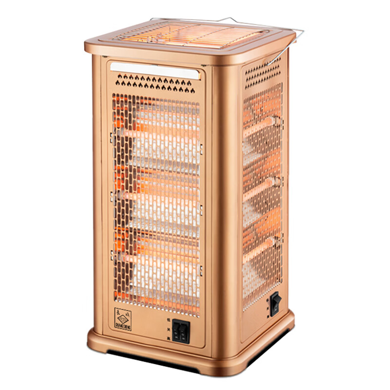 长城（CHANGCHENG）取暖器家用电暖器快热炉全方位五面炉取暖烤火炉小太阳电暖气烤火器电烤炉子暖脚器 LX-220特大两档加赠管