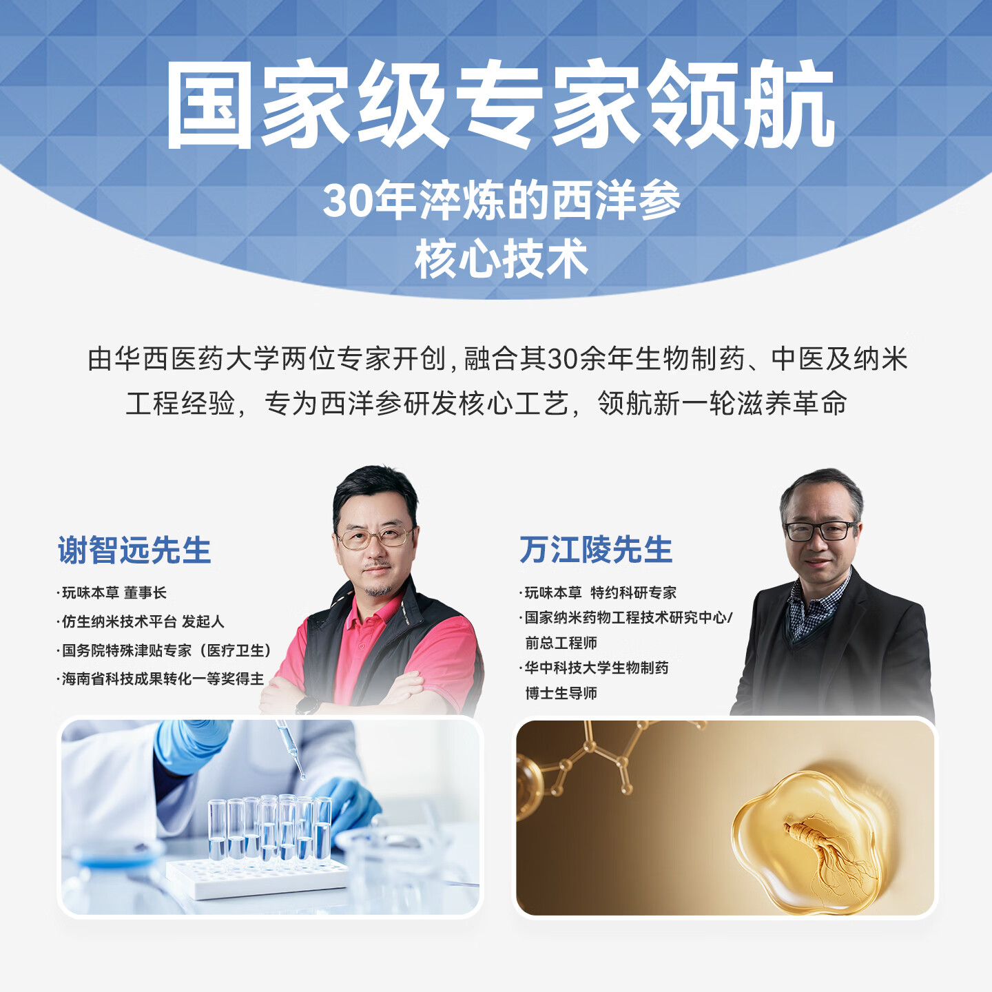 玩味本草西洋参浆100%源自加拿大4年参 提气不上火 仿生纳米科技易吸收 15mlx10袋【1盒装】