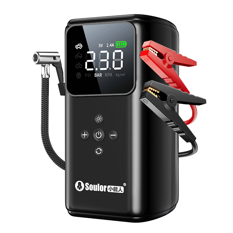 小能人（soulor）【3C认证】汽车应急启动电源充气泵一体机电瓶车充电器搭电宝应急移动户外电源启动宝打火救援器