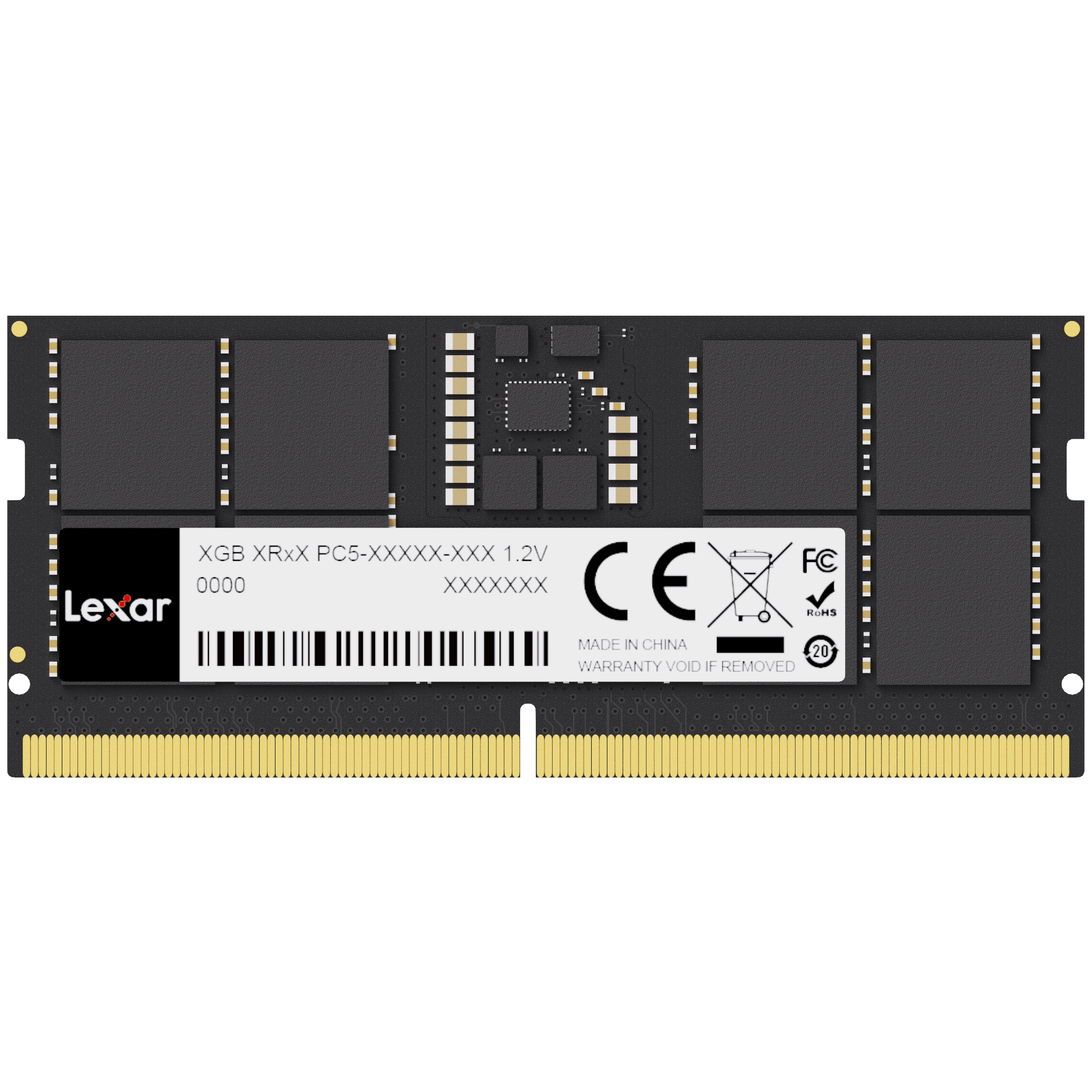 雷克沙（Lexar）DDR5 5600 24GB 笔记本内存条 普条单条