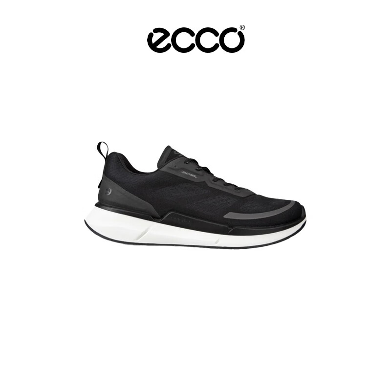 爱步（ECCO）男士时尚舒适休闲运动鞋830754 00001黑色 42 (建议正码正拍)