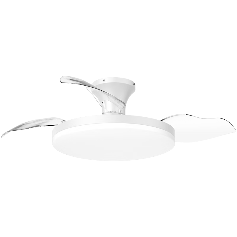 美的（Midea）风扇灯一体餐厅吸顶吊扇灯熟睡风led卧室三防白光护眼36寸