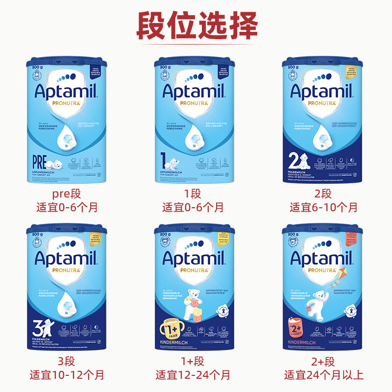 爱他美经典版蓝罐婴幼儿牛奶粉宝宝新生儿官方授权 德国爱他美经典蓝罐Pre段800g*1罐 800g【先领大额券再下单】