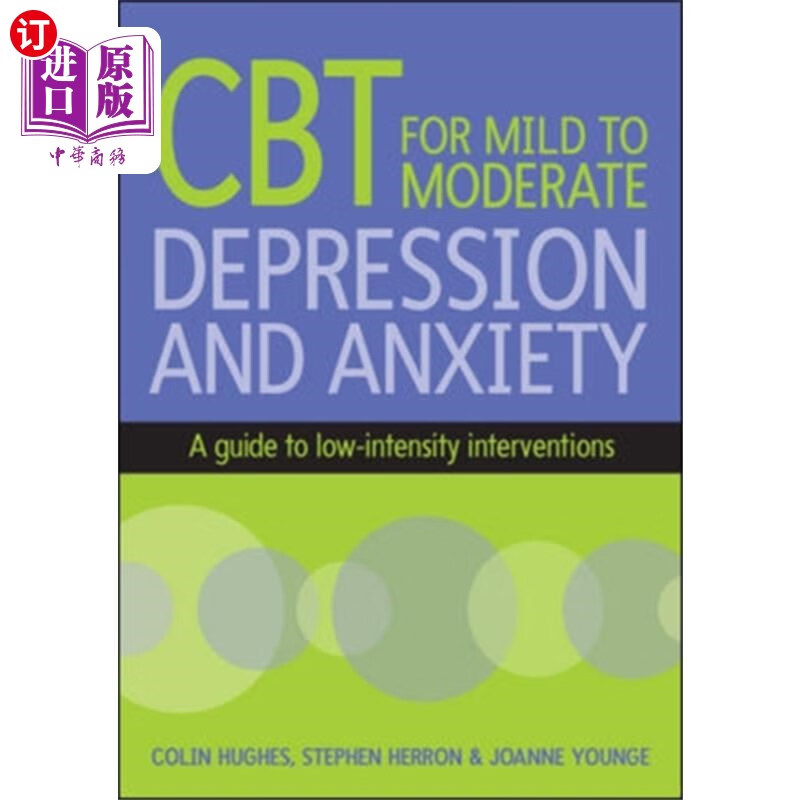 海外直订医药图书cbt for mild to moderate depression and anxiety