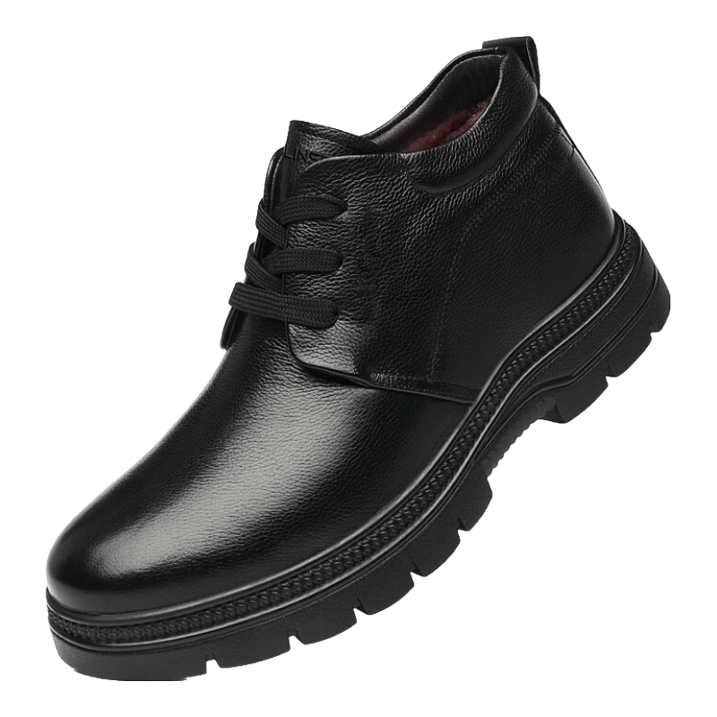 ���ڲ�����ľ��ɭ��MULINSEN��ƤЬ�м��ޱ�ů�����߰�ϵ��Ӣ�׷���ʿƤЬ L223215 149Ԫ