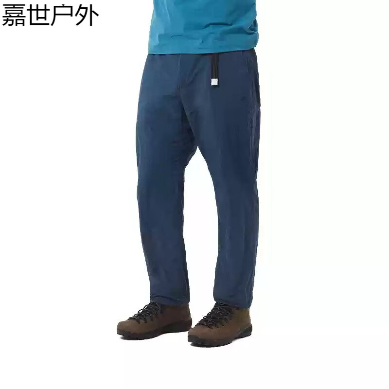三夫户外丨隐者山之道 户外休闲男伴山徒步登山防泼水速干 干裤子 群青(一代) M