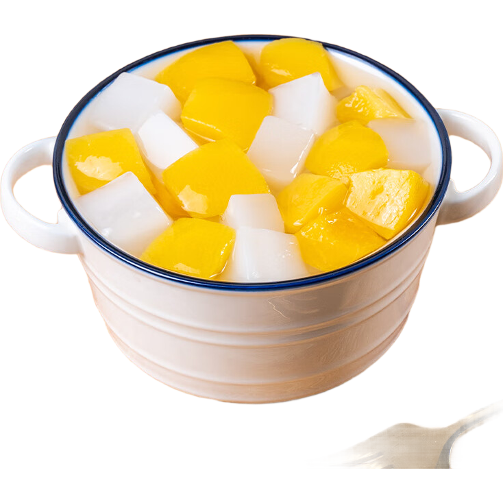 林家铺子糖水双色罐头1000g黄桃椰果罐头水果罐头1公斤装休闲零食送礼礼品 【保质期至26年7月】黄桃椰果*1罐