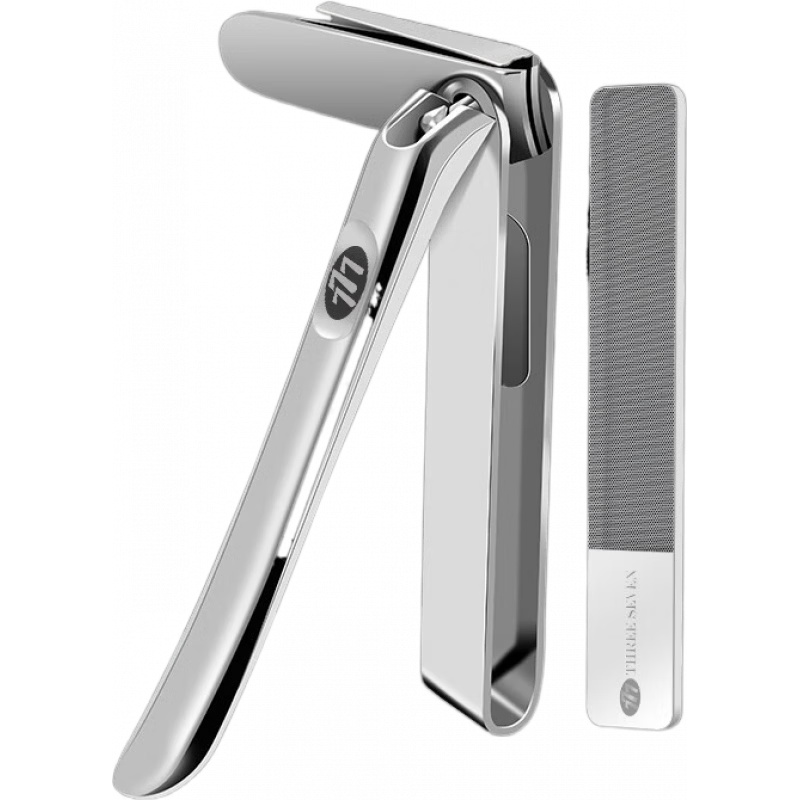 777（THREE SEVEN）韓國(guó)777可旋轉(zhuǎn)360°指甲刀家用防飛濺指甲鉗不銹鋼指甲剪旋轉(zhuǎn)刀頭 【方位修甲】360°旋轉(zhuǎn)指甲刀+玻璃銼