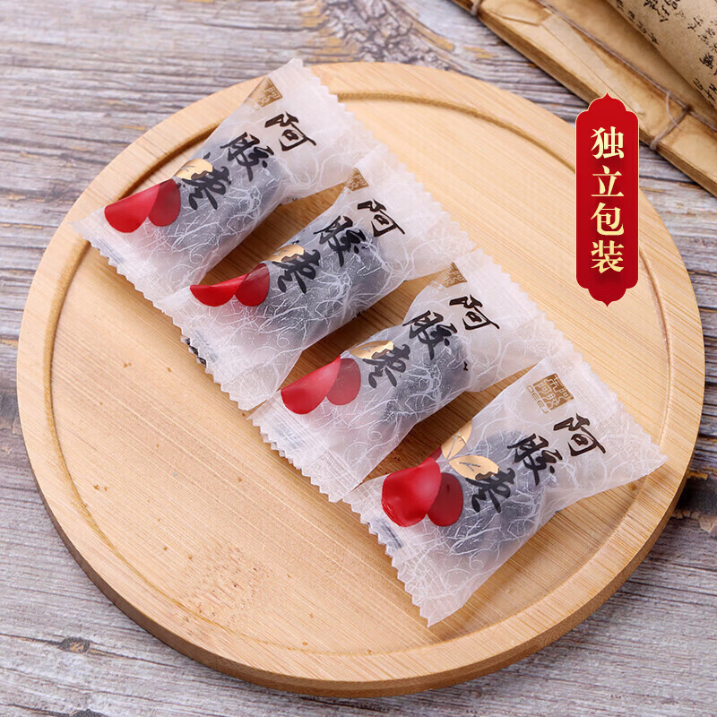 东阿阿胶官方授权桃花姬阿胶糕即食营养滋补品礼盒送礼长辈送妈妈礼物 东阿阿胶阿胶金丝枣 100g*1盒