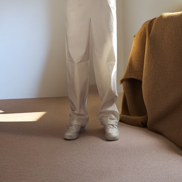 RUNFOND运动裤女2025新款宽松阔腿裤 香草冰 XL