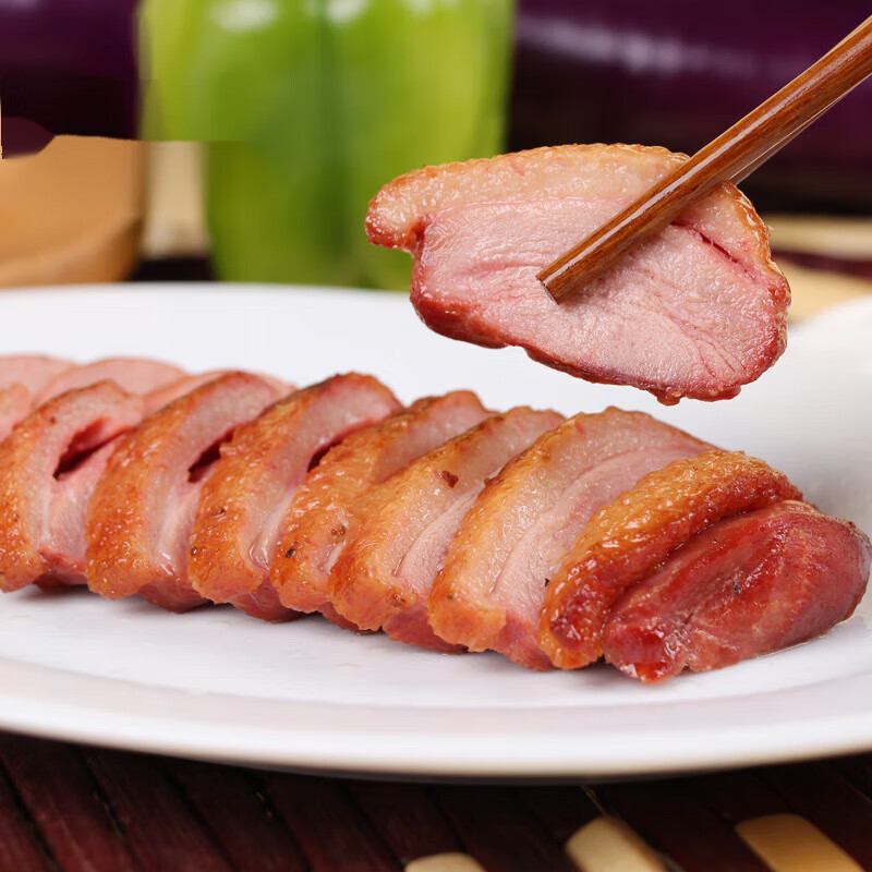 十里馋烟熏鸭胸肉180g*10包1800克鸭胸酒店快餐厅鸭脯肉餐饮 原味