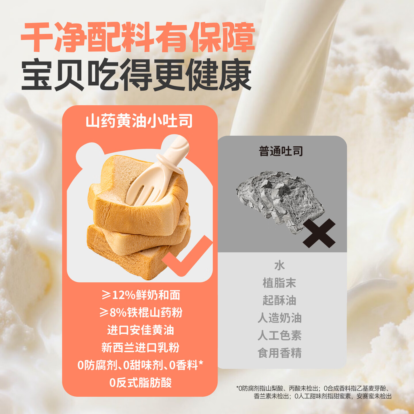 花田熊黄油山药小吐司面包儿童营养健康学生早餐食品零食独立包装 【0添加厚切】山药小吐司276g*2箱