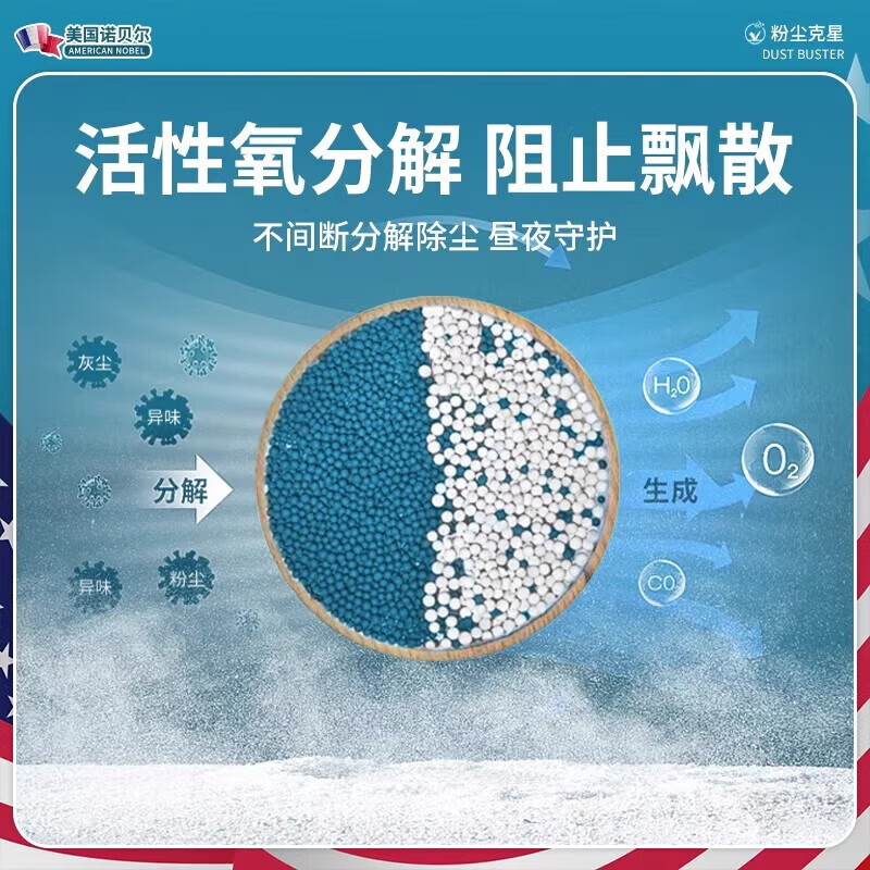 除尘神器家用客厅超强吸附灰尘室内外自动除粉尘清洁空气除尘魔盒 8盒【全屋除尘防潮去莓味】适用95-135m