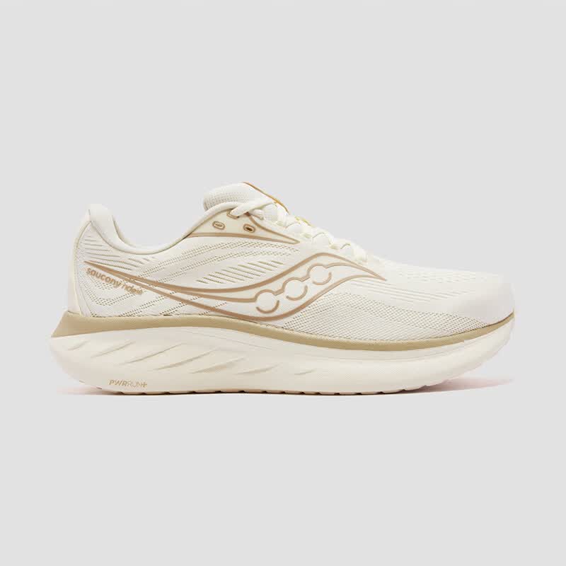 SAUCONY索康尼驭途18RIDE18男跑鞋跑步训练减震高弹运动鞋 浅咖啡 43