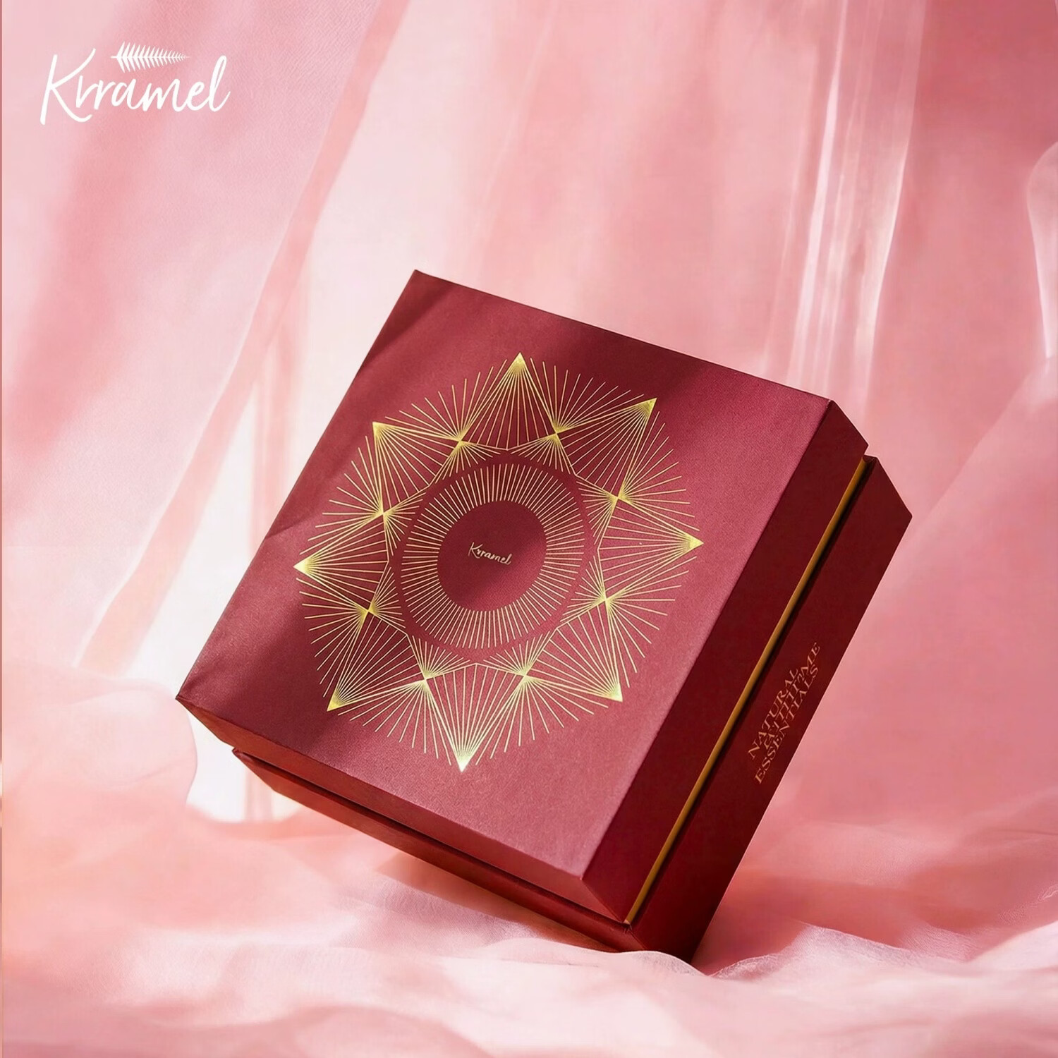 KRRAMEL生日礼物女士送女友实用高级梳子礼盒送女生伴手礼新婚礼物 粉黛礼盒【中号樱花粉松塔梳+刮痧板+香薰】