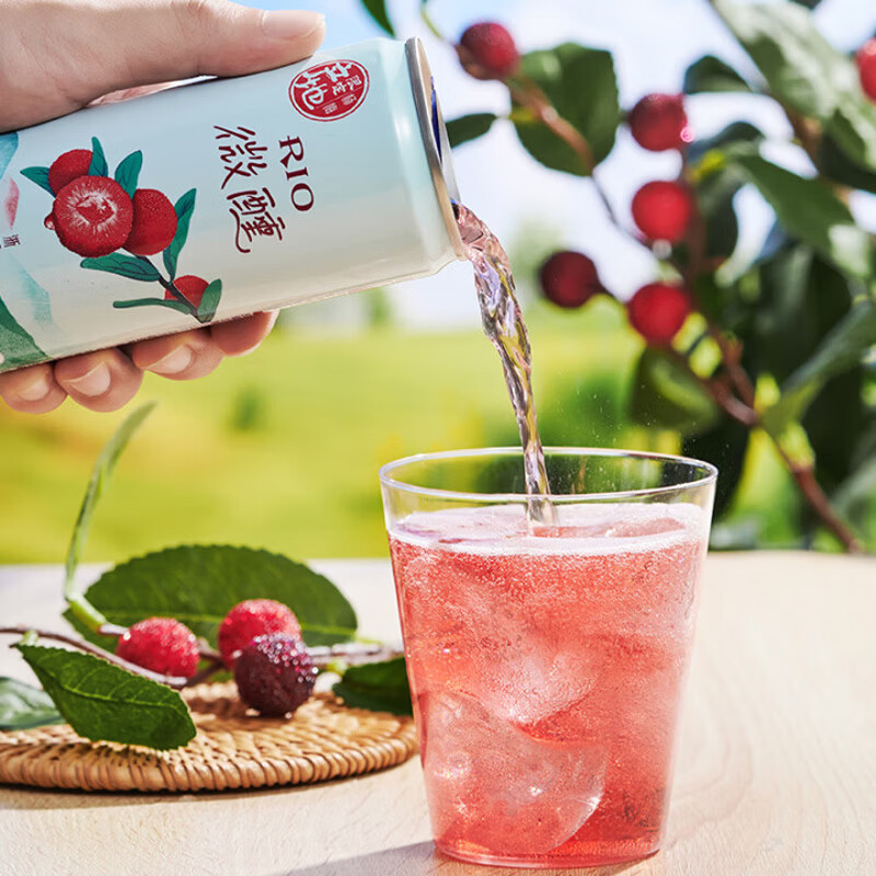 锐澳微醺330ml洋酒rio鸡尾酒清爽组合气泡果酒口味不足随机发货 微醺330*12