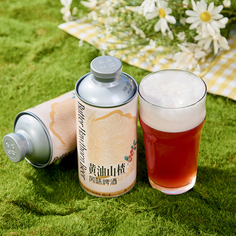 霜城黄油山楂风味精酿啤酒750ml 果味微醺大瓶啤酒整箱礼盒装 黄油山楂风味 750mL 6瓶 整箱装