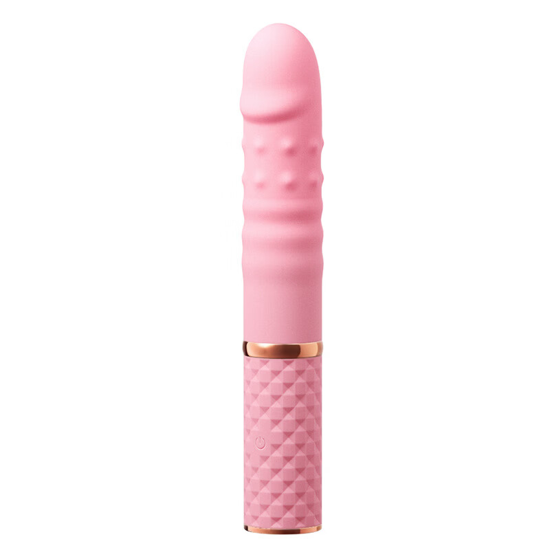 炮机全自动伸缩女用自慰器情趣玩具高速炮击性阳具成人用品 迷你炮机-智能版粉红色(送底座)