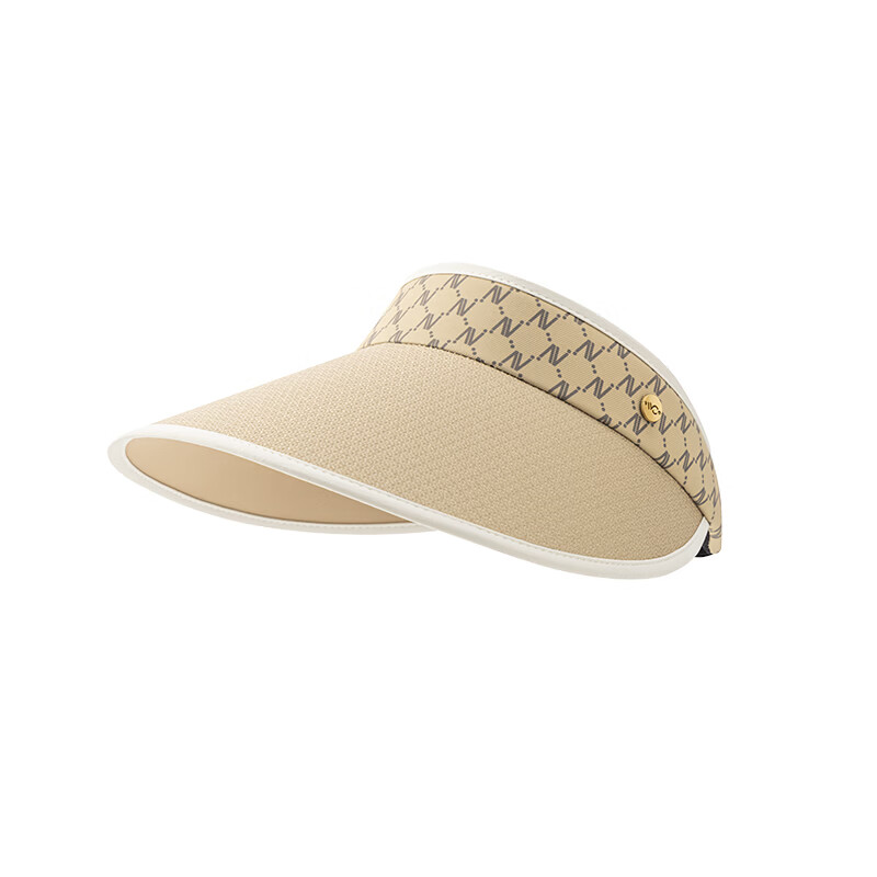 VVC【成毅同款】防晒帽女夏遮阳帽空顶帽太阳帽户外骑行帽 沙丘色/宽带 京东折扣/优惠券