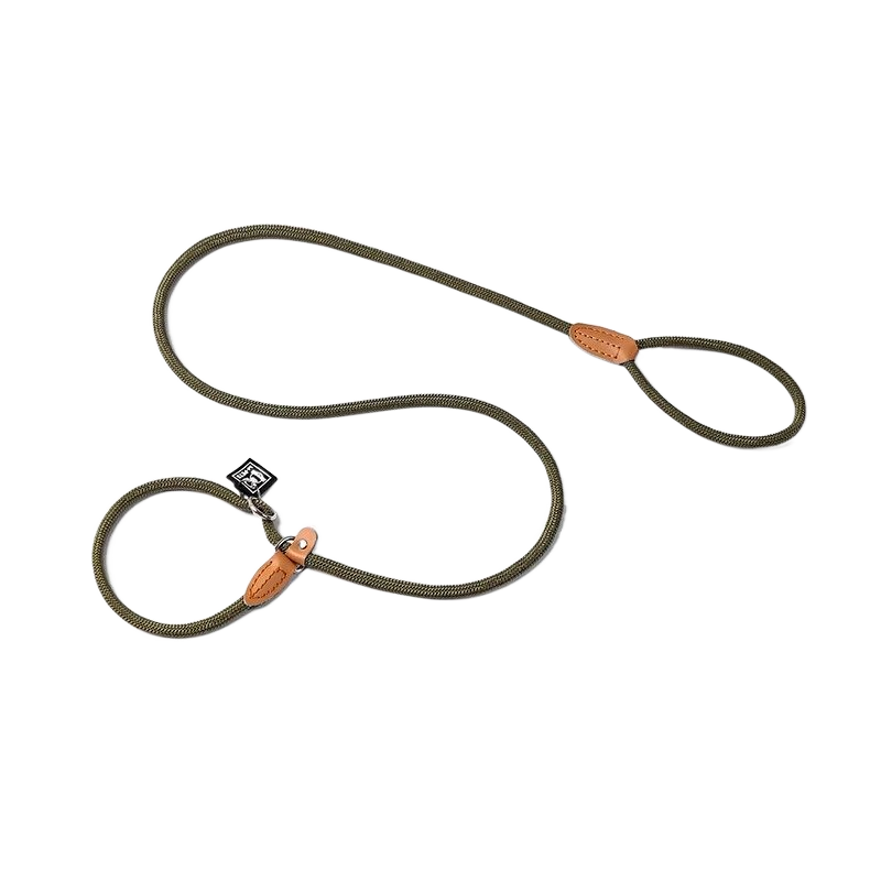 M-PETS狗狗牽引繩p繩p鏈狗繩子大中小型犬柯基網(wǎng)紅防爆沖遛狗鏈子 墨綠(0.8cmx1.7米)【20斤內(nèi)適用】 賽級P鏈_全犬種通用