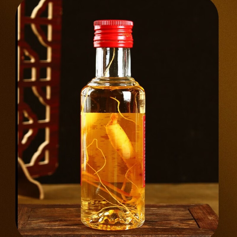 利满源长白山特产人参酒42度滋补养生酒茶杯酒整箱52度粮食酒送礼送长辈 52度 130mL 10瓶 人参松茸酒一箱