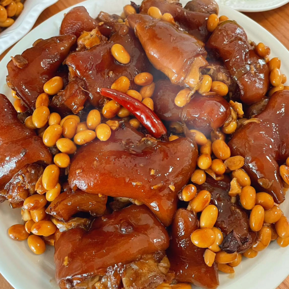 邻荣农家散养带筋土猪生猪猪蹄蹄子新鲜猪脚现杀前蹄冷冻年货 猪蹄块*净重4斤