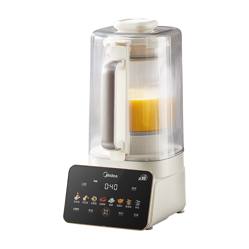 美的（Midea）新款安睡变频多功能家用破壁机 可拆洗预约巴氏除菌 1.6L五谷杂粮辅食料理豆浆机金榜国家补贴FC12