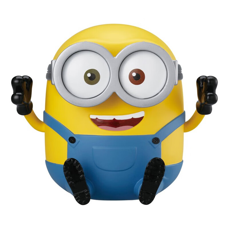 多美(takara tomy)小黄人公仔互动玩偶解压玩具摆件鲍勃儿童生日礼物