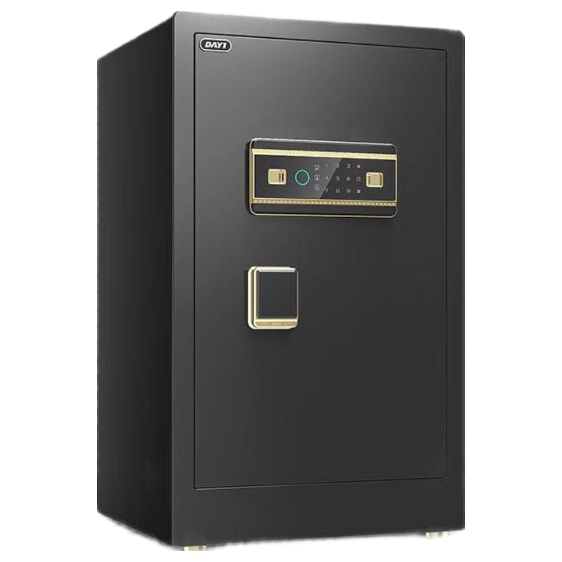 大一保險柜家用保險箱辦公保險柜防盜保管箱保險箱無線智能系統(tǒng)防盜全鋼加厚專利鎖全鋼材質(zhì)防砸防鋸家 高60cm咖啡金（密碼內(nèi)柜款）