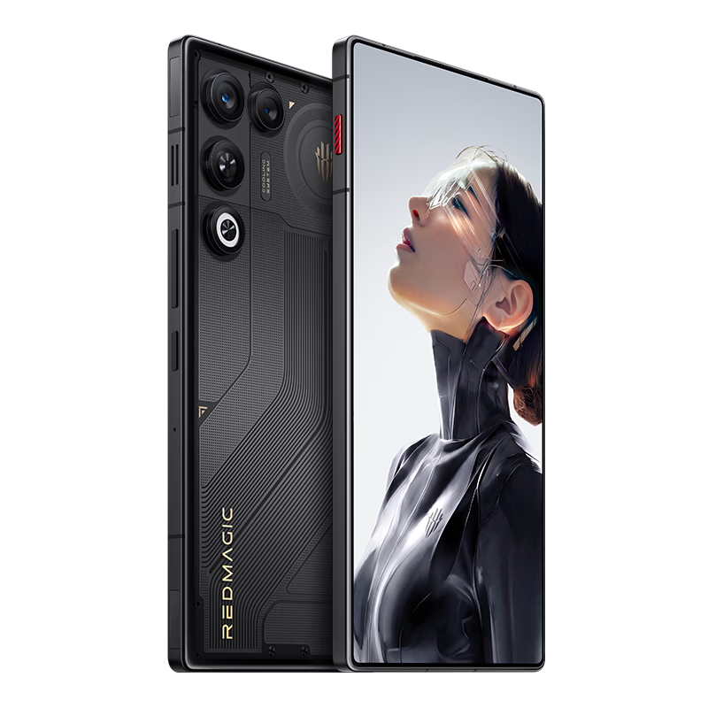 努比亚（nubia）红魔11 Air 12GB+256GB 量子黑 骁龙8至尊版 主动散热风扇 全系透明设计 AI电竞游戏手机
