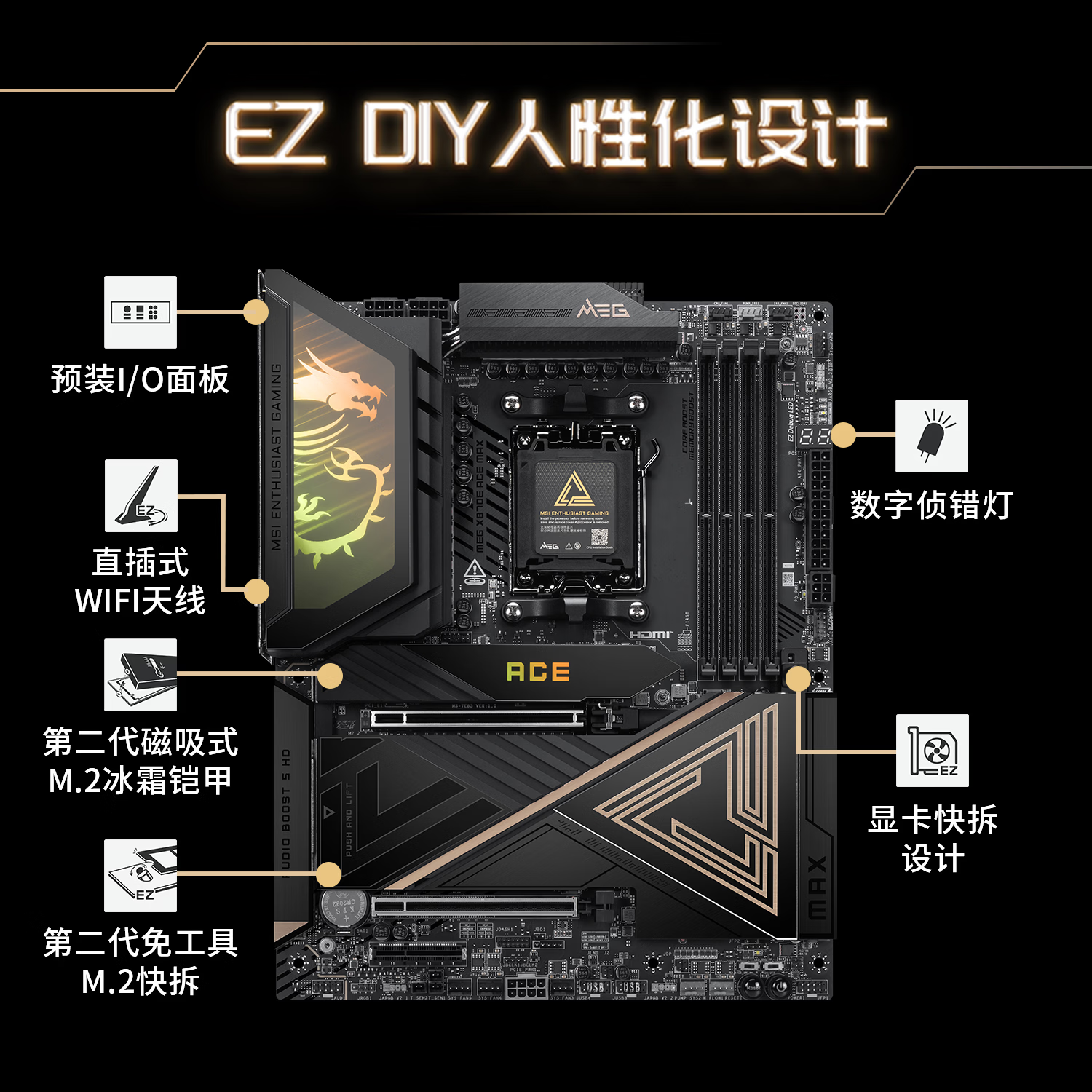 微星 MEG X870E ACE MAX战神 图 8