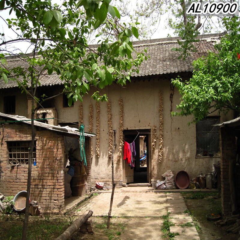 羽相印主播背景布风景山水农村砖房3d直播间外景网红快手抖音视频背景