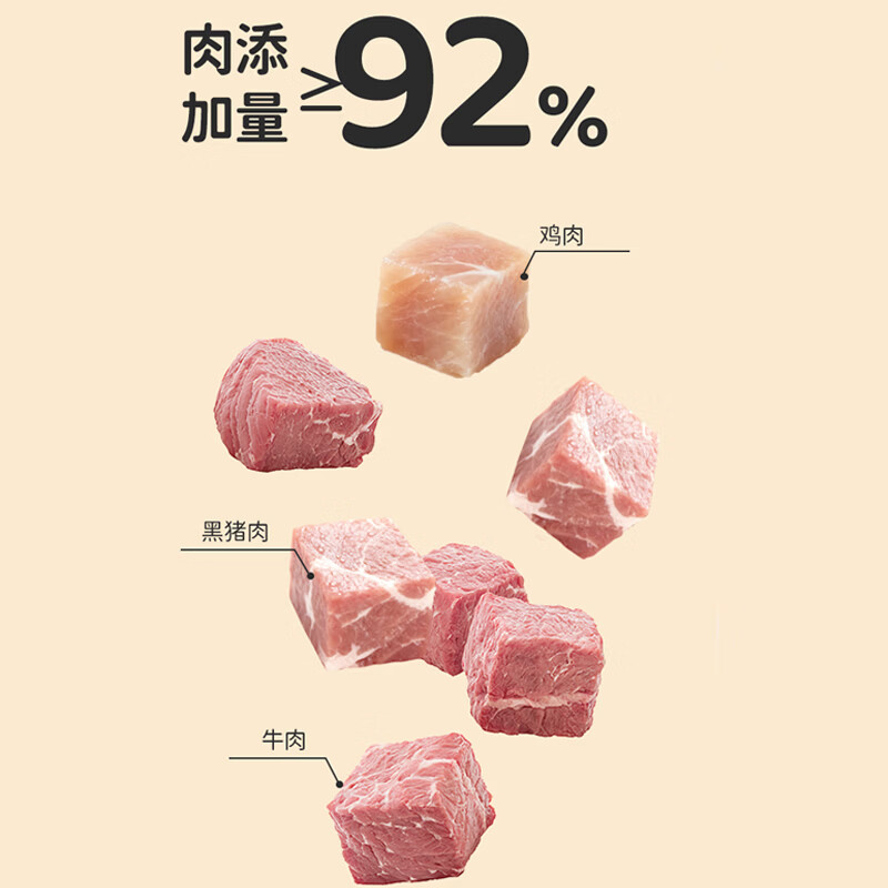 敏星即食牛肉肠黑猪肉肠休闲早餐便携解馋零食70g送敏宝婴儿童辅食谱 福满全家猪肉肠20g*15根