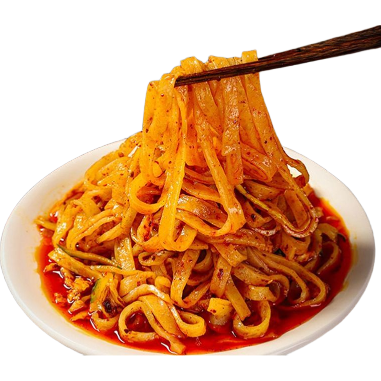 巨鷹寶雞紅油涼皮陜西特產(chǎn)310g*2袋裝真空速食岐山寶雞搟面皮 岐山搟面皮香310g*2袋【香辣味】