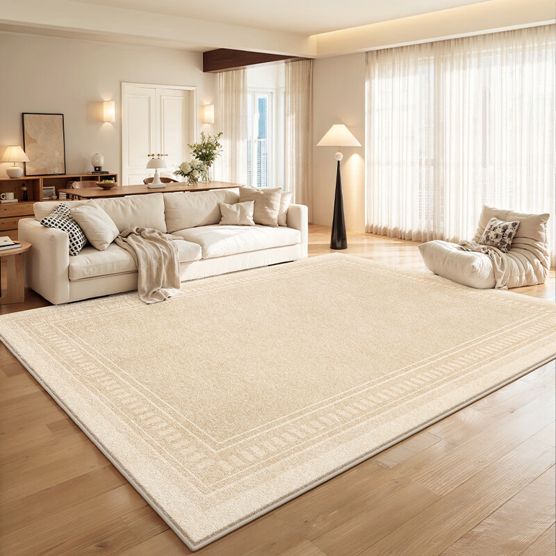 Y U-LIVE地毯客厅2026新款奶油中古风简约高级家用沙发免打理卧室床边 S仿羊绒-椿云 定制尺寸请联系客服【享优惠】