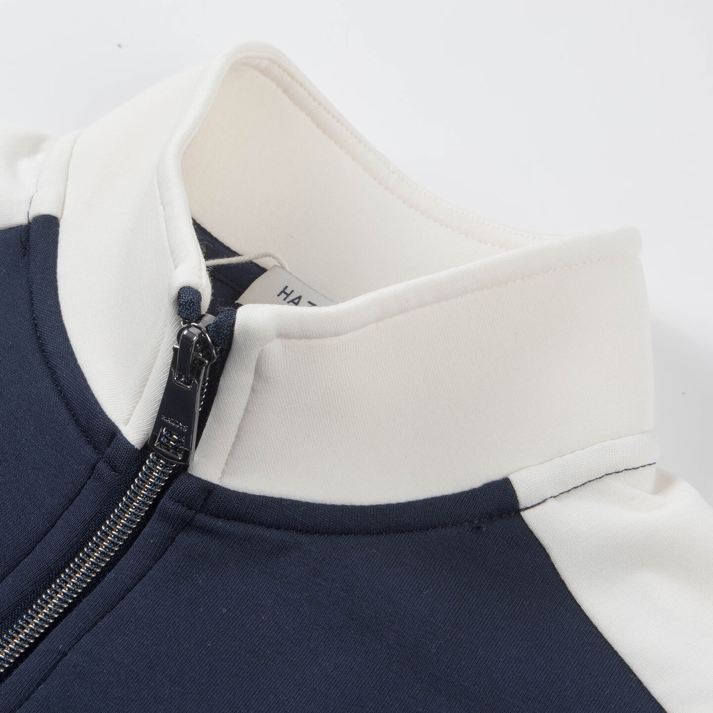 哈吉斯(HAZZYS)童装男童套装2026春新莱卡弹力舒适长袖两件套 藏蓝 120