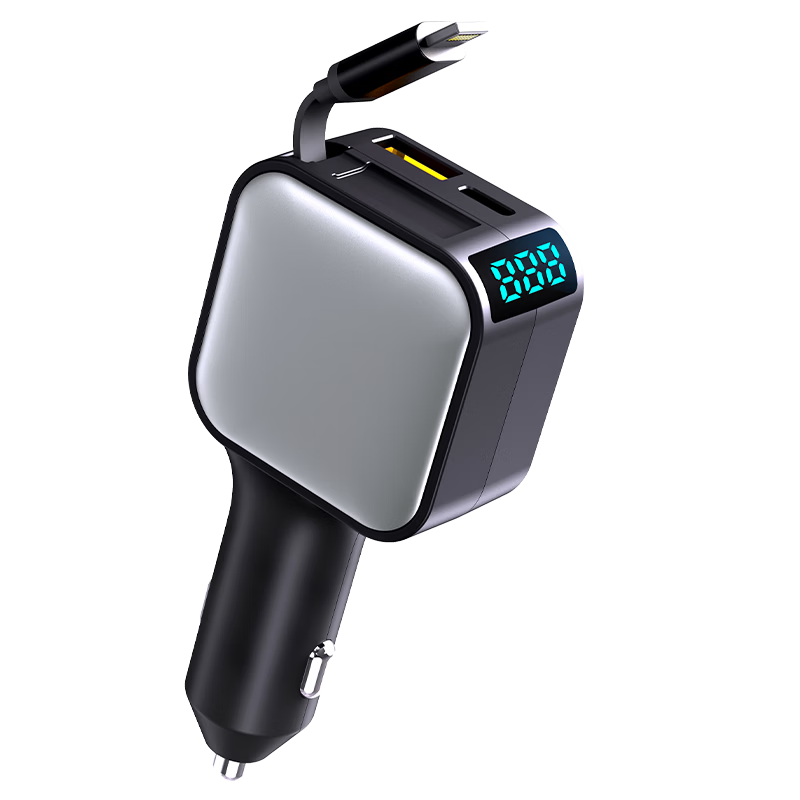 紐曼（Newmine）車載充電器超級快充gps定位器追蹤器免安裝汽車點煙器快充定位北斗微型防盜防丟神器
