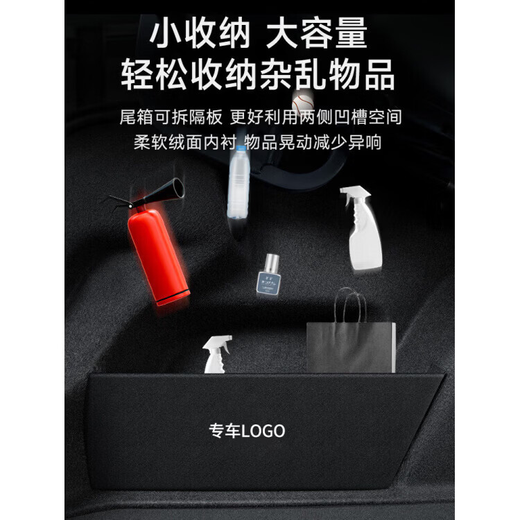 魏派拿铁汽车用品装饰改装魏派后备箱隔板尾箱隔物板收纳箱收纳BJ 魏派拿铁[右侧]后备箱隔物板