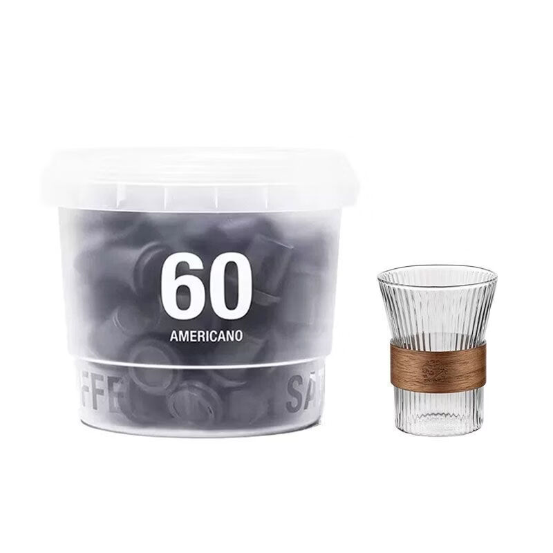 三顿半咖啡快饮超即溶美式拿铁冷萃冻干桶装60颗咖啡液3 美式60颗 竖纹杯