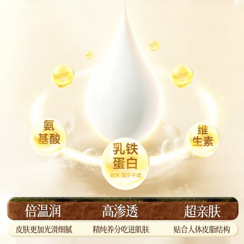 欧丽琦牛奶沐浴露乳液留香持久温和不刺激大容量家庭装清洁柔肤沐浴乳 【拍1发3】牛奶沐浴露800ml