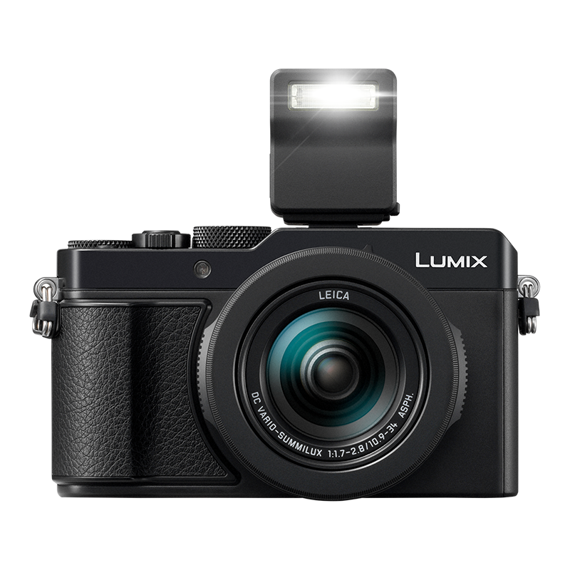 松下（Panasonic）LX100M2 1.33英寸大底数码相机 颜色黑卡片机 徕卡镜头 4K视频 触摸屏 WIFI