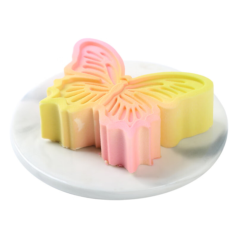 慕小仙生日蛋糕4英寸 蝴蝶动物奶油冰淇淋蛋糕老婆女生儿童礼物独立包装 120g*1盒 新年蛋糕情人节