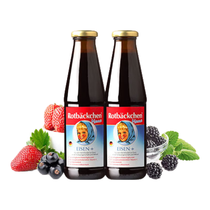 小紅臉?gòu)寢屟a(bǔ)鐵孕婦專用葡萄糖酸亞鐵口服液體鐵劑女士哺乳孕期德國進(jìn)口 媽媽鐵 450ml*2瓶 【女性專研】