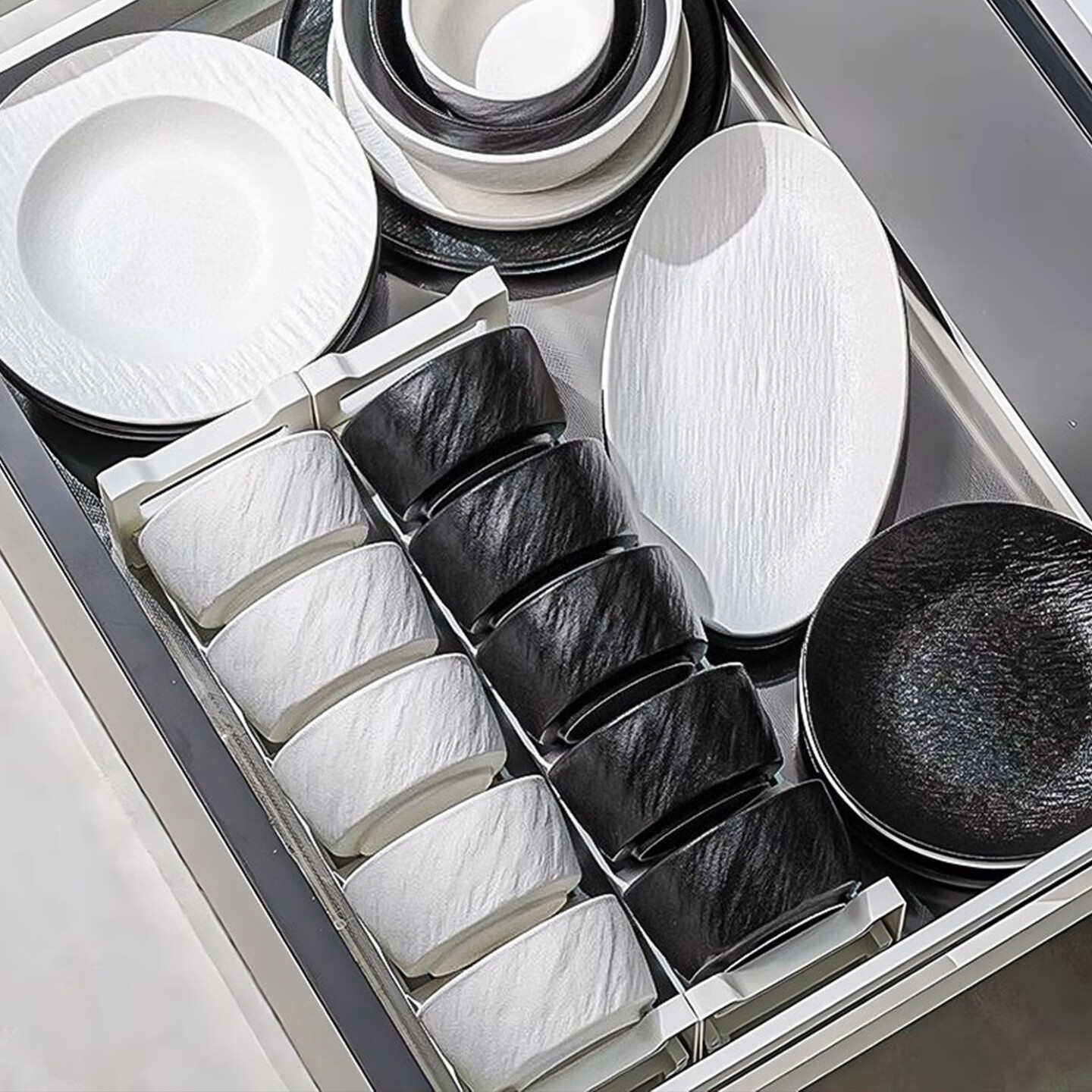 精缔陶瓷JINGDI餐具套装2026新款高颜值碗筷碗盘釉下彩陶瓷碗具乔迁碗碟套装家用 【店长推荐】混搭8人食（下单送明火砂锅） 38件套