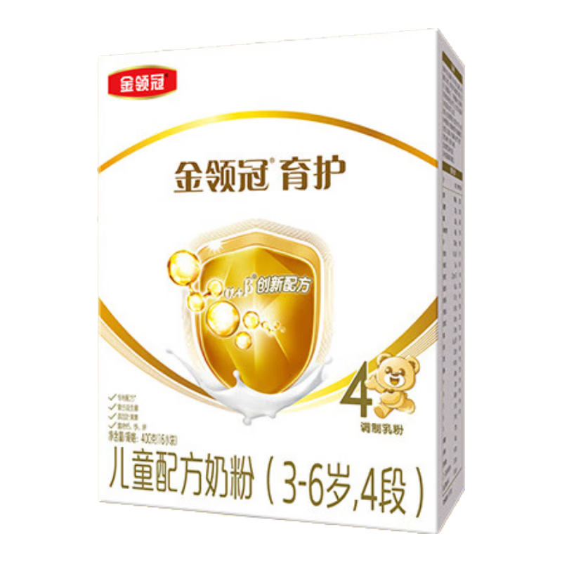 伊利金领冠育护系列4段（3岁+）400g儿童配方奶粉 育护4段400g*1盒