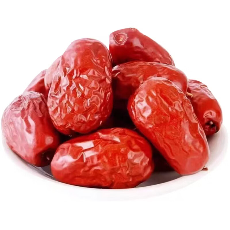 和田大枣新疆红枣精选大果皮薄肉厚核小泡水煮粥免洗即食零食年货 实惠装【2斤】新疆大枣